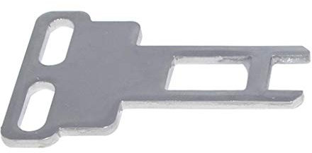 MINGSTORE CZ93-K1 Door Safety Interlock Switch Actuating Key Silver Tone Direct Acting Furniture Electric Hardware Durable Multipurpose Bolt Tool Accessories