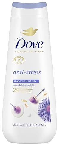 Dove Advanced Care Gel de Ducha Antiestrés Leche de Manzanilla y Avena 600ml