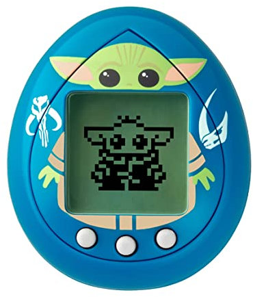 Bandai Grogu Tamagotchi Nano Blue Version | Raise Baby Yoda With This 4cm Tamagotchi Star Wars Toy | Care For The Child From The Mandalorian TV Show As A Virtual Pet With These Electronic Toys