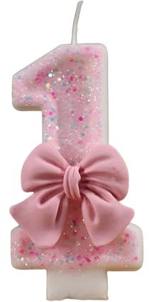 Zeayebsr 1pcs Geburtstagskerzen Zahlen 1,3D Schmetterling Geburtstagskerzen,Rosa Kerzen Geburtstag Zahl 1, Kuchen Topper Dekoration Kuchendeko Geburtstag, Geburtstagskerzen für Geburtstagsdeko