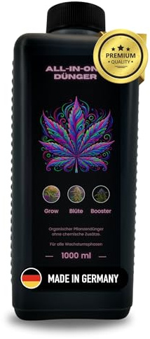 TronicXL Premium Grow Dünger All-in-One 1L Wachstum + Blüte für Autoflower Erde Anzucht & Blüte für Lightmix Allmix Growmix Growbox