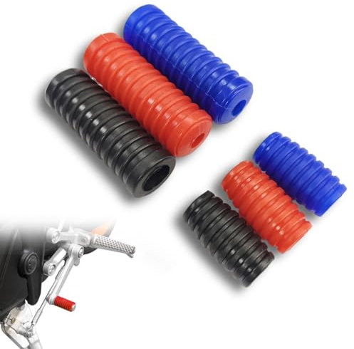 Moto Copertura Protezione Leva Cambio, 8mm Manicotto Protettivo per Leva del Cambio per Moto Copri-Cambio Moto Antiscivolo Pedale Della Leva Cambio Sinistro Copertura Gomma,Rosso,Nero,Blu,gommino