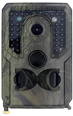 MZZYG Caméra animalière Caméra de Chasse extérieure Jeu étanche Wild Scouting Dash Cam avec Objectif Grand Angle et Vision Nocturne