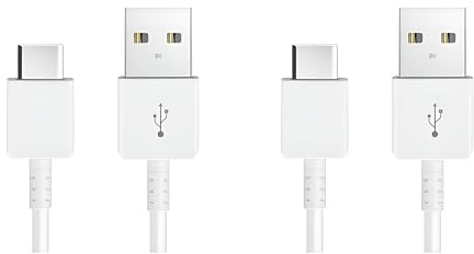 TEQY 2X Cavo USB Type-C 80 cm Compatibile con Samsung Galaxy A36 A56 A26 A16 A35 A52s A53 A15 A55 A05s A34 A14 A25 A54 A41 A02s A52 5G A51 A42 A12 A31 A21s A70 A50 A71 A8 2018 A80 A20e android auto