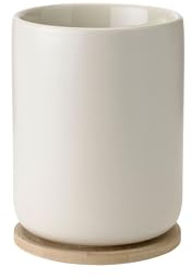 Stelton Theo Thermobecher mit Untersetzer 0.25 l. Sand