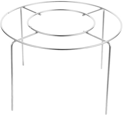 MOLUCKFU Raffreddamento Torte in Acciaio Inossidabile Stendino Compatto per Chiffon Cake e Dessert Supporto Resistente e Facile da Rimuovere per Cottura e Raffreddamento Efficienza