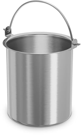 Klarstein FrostFusion Eisbehälter für Speiseeis – 1L Edelstahl, Spülmaschinenfest, Robust, Passend für FrostFusion Eismaschine, Eisbehälter selbstgemachtes Eis