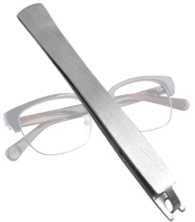Eyeglass Nose Pad Tweezers - Stainless Steel Clamping Repair Tool | Precision Nose Pad Removal Pliers, Adjustment Repair Kit for Home Workshop, Office