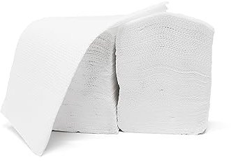 Handtuchpapier 20 x 21 cm 2-lagig Falthandtuch Papierhandtücher Einmalhandtücher weiß 3200 Blatt