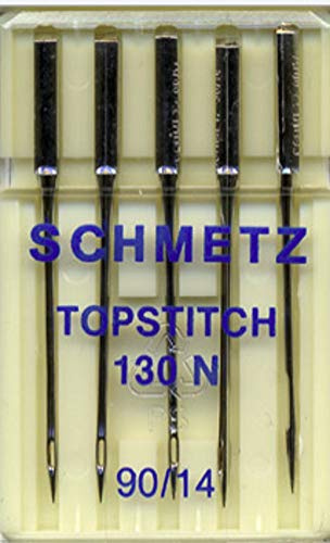 Schmetz Topstitch Nähmaschinennadeln Größe 90/14 130N 5er Pack ...