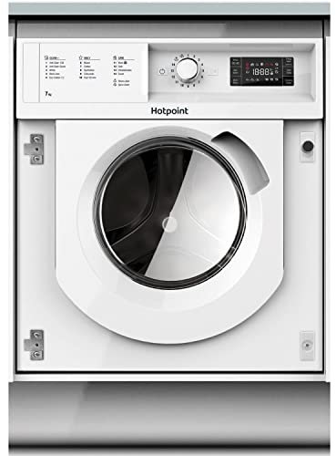 Hotpoint Antistain Washing Machine - White - 7 kg - 1400rpm - D Rated - BI WMHG 71483 UK N