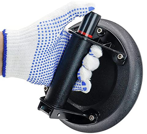 SDRTOP Glass Suckers Lifters Suction Cups Heavy Duty Vacuum Lifting Pads Tools 8 Inch For Glazing Tiles Marble Windows 220 lbs Load Capacity