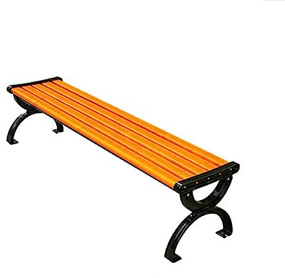 YSUEFIJO Gartenbank Wetterfest, Metall Sitzbank, Parkbank Gusseisen, Holzbank Outdoor, Sitzbank Garten, Stabile Bank aus Holz, Ruhebank Wetterfest, als Liege oder Bank Nutzbar