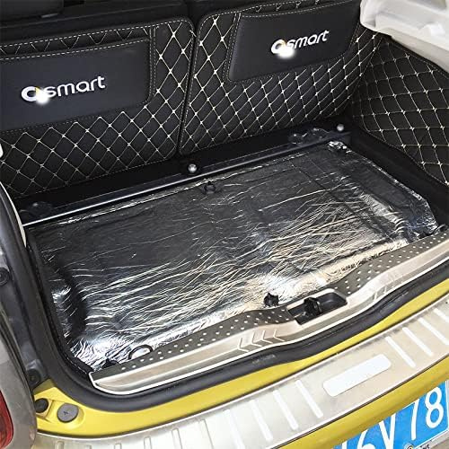 BRALEM Auto Haubenmotor Firewall SchalldäMpfer FüR Smart 451 Smart 453 Fortwo Frorfour, Glasfaser SchalldäMmender Zellschaum Hitzeschild-Isolierung,451