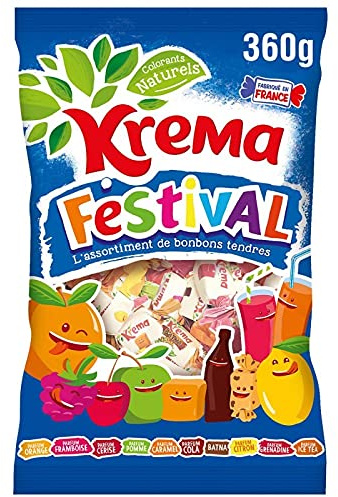 Krema Festival 360G – Delicadeza dulce para gourmets – Satisfecho con estos deliciosos dulces – 360 g de puro placer – 4 unidades