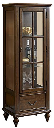 MOOWI Weinschrank Weinschrank aus Holz, moderner Glasschrank, Kleiner Aufbewahrungsschrank for das Wohnzimmer im Apartment Barschrank