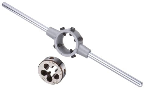 CoCud Set Manico per Fresa, Fresa Filettatrice M14x1.5 & Adatta a Tubi da 38mm OD/Kit Attrezzo Chiave per Fresa M12-M16 - (Applicazioni: per Riparazione Filettature), 1 Set