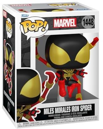 Funko POP Marvel: Spider-Man Comics - Miles Morales Iron Spider - 1/6 Odds for Rare Chase Variant - Marvel Comics - Collectable Vinyl Figure - Gift Idea - Official Merchandise - for Kids & Adults