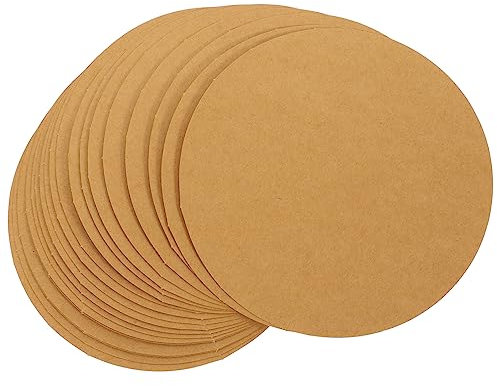 TEHAUX 40stücke Teiliges Runde Bastelkartons Dickes Kraftpapier Für Zeichnen Malen Scrapbook Diy Kunsthandwerk Glatte Oberfläche Für Mandala Junge Mädchen Kunstprojekte