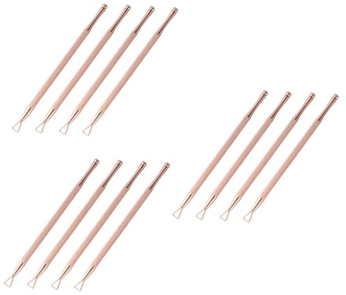 Gogogmee 12stücke Teiliges Aus Edelstahl Nagelhautentfernern Triangularer Schaber Und Pusher Für Sanfte Gelentfernung Und Nagelpflege Rosen Maniküre Und Pediküre Im Salon Oder Zuhause