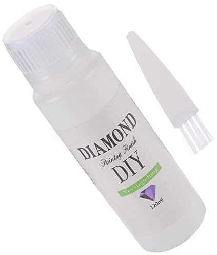JEWEDECO Flasche Diamantmalerei Versiegelungskleber Diy Glanzmittel Für Diamantkunst Pinsel Für Effektiven Schutz Und Einfache Anwendung