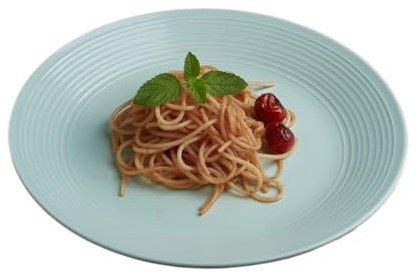 GENHAOSAN Piatti Piatto Piatto rotondo retrò Piatto grande poco profondo Stoviglie Per La Cena(A)