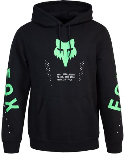 Fox Shield Hoody Herren (DE/NL/SE/PL, Alphanumerisch, XL, Regular, Regular, Black)