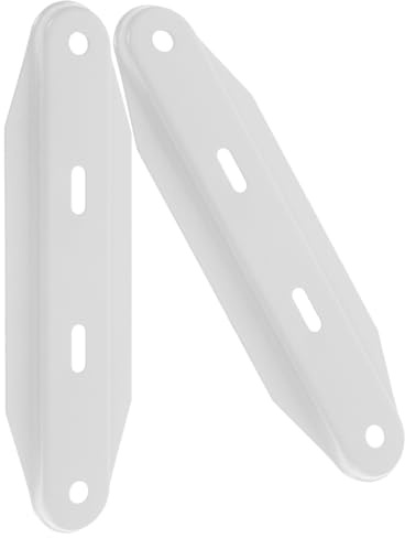 BUGUUYO Soporte con Ruedas para Radiador Eléctrico de Aceite Base Metálica Blanca Accesorio para Calentadores de Interior con 2 Soportes Móviles Compatible Mayoría de Modelos