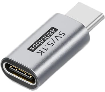 Convertitore Convertitore Veloce da Femmina a Maschio | Adattatore In Lega Di Alluminio Da Tipo C A USB Per La Ricarica Di Laptop, Computer, Smartphone, Monitor E Per I Sistemi