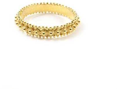 Bague sarde en argent nid d'abeilles 1 fil