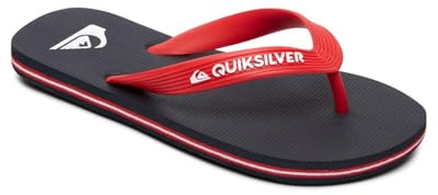 Quiksilver Molokai Youth Chaussures de Plage & Piscine, Bleu (Blue/Red/Blue Xbrb), 28 EU