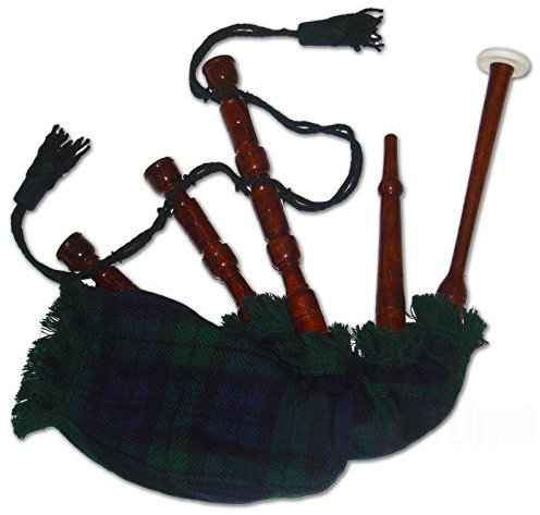 TC Baby Mini Spielzeug Dudelsack Rosenholz Junior spielbar am besten für Kinder Dudelsack Abdeckung & schnurfreie Blätter (Black Watch)