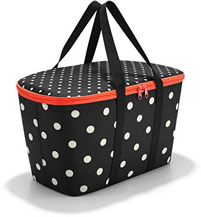 reisenthel coolerbag in Mixed Dots – Kühltasche aus hochwertigem Polyestergewebe – Ideal für das Picknick, den Einkauf und unterwegs