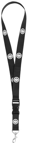Eintracht Frankfurt Schlüsselband schwarz Logo | Keyholder | Lanyard | Badgeholder | SGE