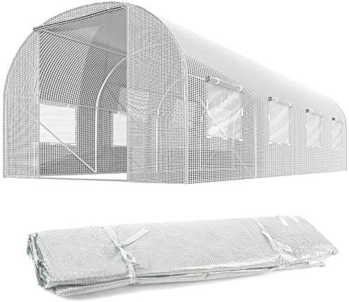 Plonos Lámina de repuesto para túneles de jardín, invernadero, varios tamaños (3 x 4,5 m)