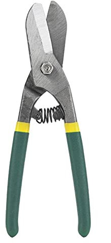 Tijeras de Metal, Tipo alemán Tijeras de hojalata de Acero manuales Tijeras de Metal Tijeras de Corte de Chapa Cortadores(8 Pulgadas)