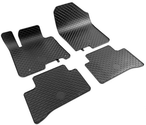 WALSER DirtGuard Gummi Fussmatten Auto für Kia Sportage V 09/2021 - Heute, Hyundai Tucson 10/2020 - Heute, 100% passgenaue Auto Fußmatten, robuste Universal Fußmatte Auto, Gummimatten Auto