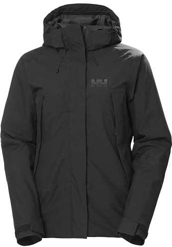 Helly Hansen Hh Box Hoodie, Chaqueta De Esquí Para Mujer, Negro (Black), S