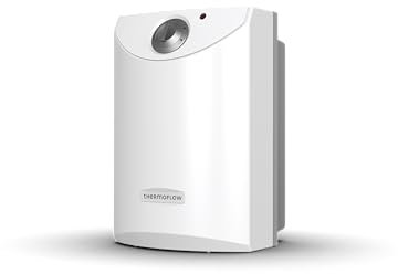Thermoflow UT 10 Untertischspeicher drucklos | Warmwasserboiler 10 l Speichervolumen | Elektro-Warmwasserboiler G 3/8 Anschluss | 35-75 °C | 65 °C in 20 min.