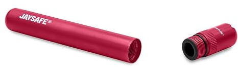 FIRE-FLOW JAYSAFE® Premium Joint Holder Case | Geruchsdicht und Wasserdicht | Aluminium Joint Hülle Case mit Extra Grip am Deckel | Schwarz