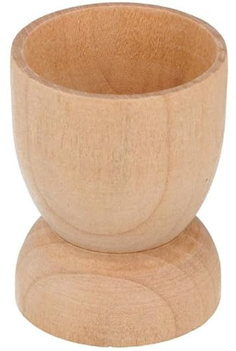 Coquetiers en bois - Sablier - Ø 4,5 cm x 5,8 cm - 6 pcs