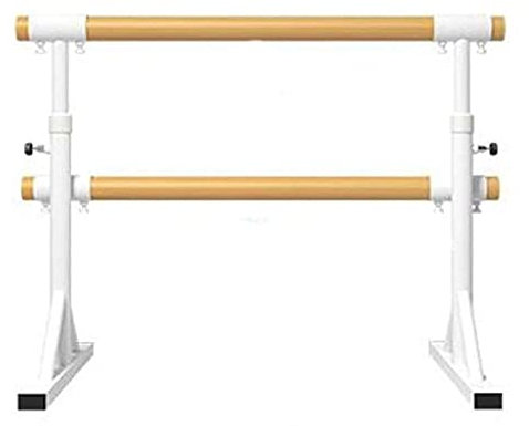 Ballettstange, tragbar, für Zuhause, 80–120 cm, Ballettstange für Kinder, freistehend, aus Holz, verstellbar, robust, zum Tanzen, Dehnen, Ballett für Tanzstange, Fitness (Farbe: Rosa, Größe: 1 m) ()