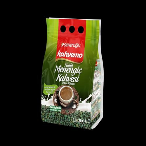 Turkish Instant Pistachio Coffee Sachets Sekeroglu 14g X 20