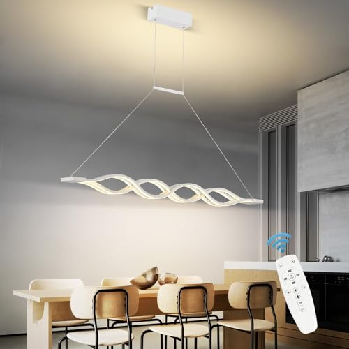 YINYI LED-Pendelleuchte für Wohnzimmer, Küche, Esszimmer, Schlafzimmer, Badezimmer, Wandmontage (fig. reaktionär,)