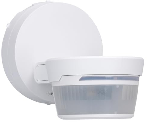 Busch-Jaeger 6851/22S-134 Busch-Wächter® PRO 220° BT Bewegungsmelder mit Steuerung via Bluetooth App Flexible Montage Tierschneise Studioweiß 2CKA006800A3081
