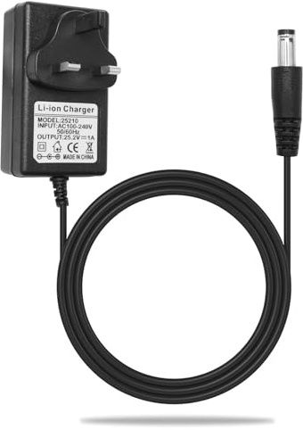 25.2V 1A Massage Gun Charger Power Supply Charger Power Cord Line Switch