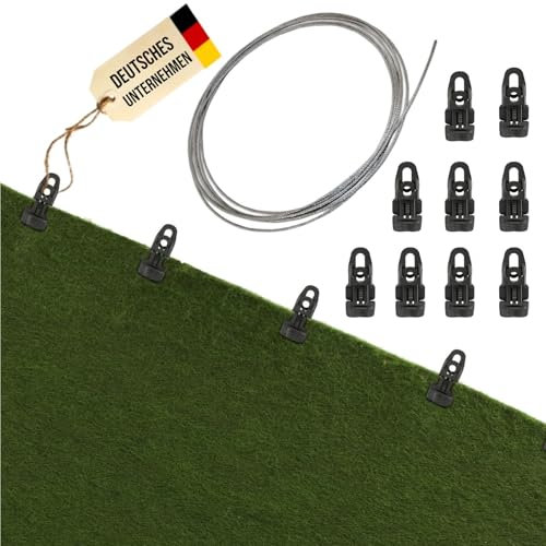 Stronghold Pfeilfangmatte Max+ Vario Green Set I grün 2m hoch - Verschiedene Längen I Pfeil Auffangmatte inkl. Zubehör I Armbrust & Bogenschießen Pfeilfang - Made in Germany (2 Meter breit)