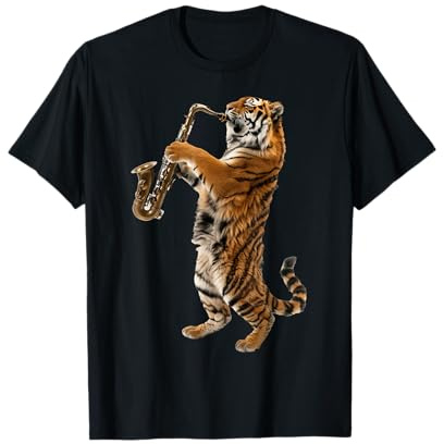 Saxophone tigre T-Shirt