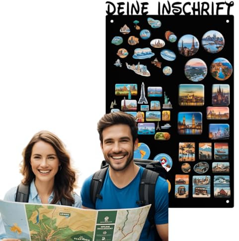 Anwicar Tableau Magnétique Personnalisé - Tableau Effaçable en Acier - Idéal pour Aimants et Notes - Tableau Noir Magnétique Mural - Compatible avec Marqueurs Craie - Noir - 30x50 cm