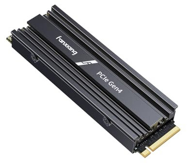 fanxiang 1TB M.2 SSD Up to 7300MB/s 1TB NVMe SSD PCIE GEN4 M2 2280 with Heatsink Internal Solid State Drive for Gamers Professionals PS5 Laptop Desktop